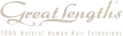 Logo Great Lengths, marque d'extensions en cheveux naturels